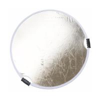 Calumet 107cm Zip-Disc Gold-SilverZigzag/White